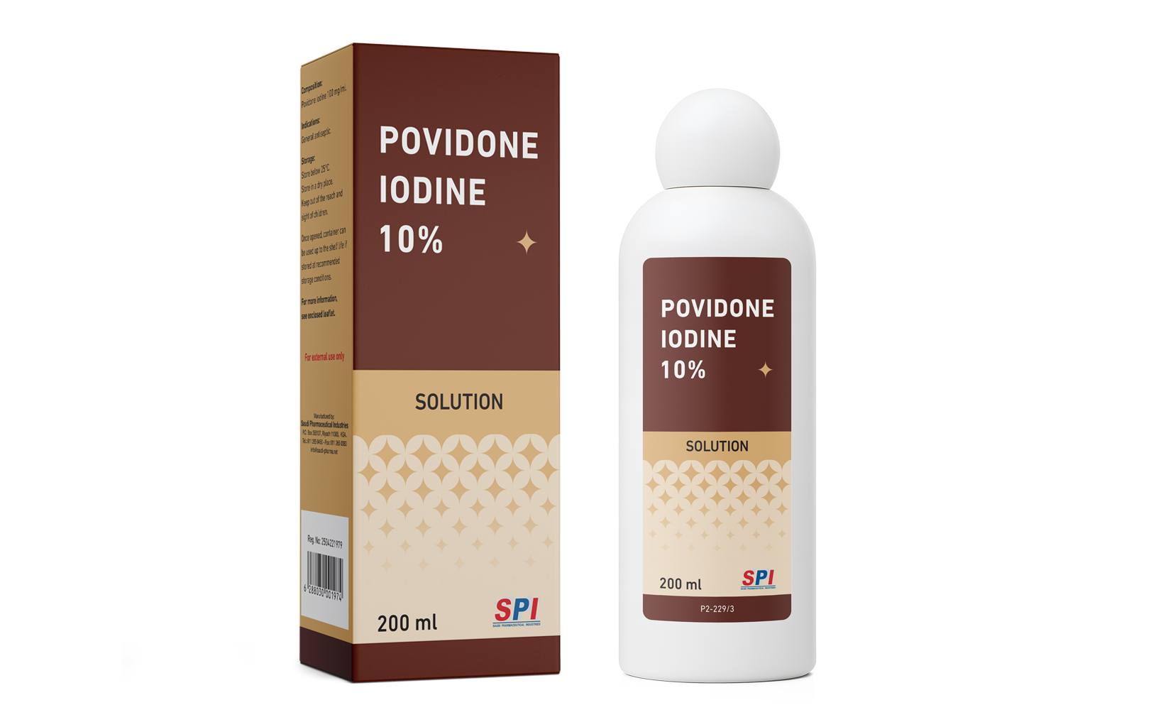 Povidone Iodine 10% Solution (200 ml)