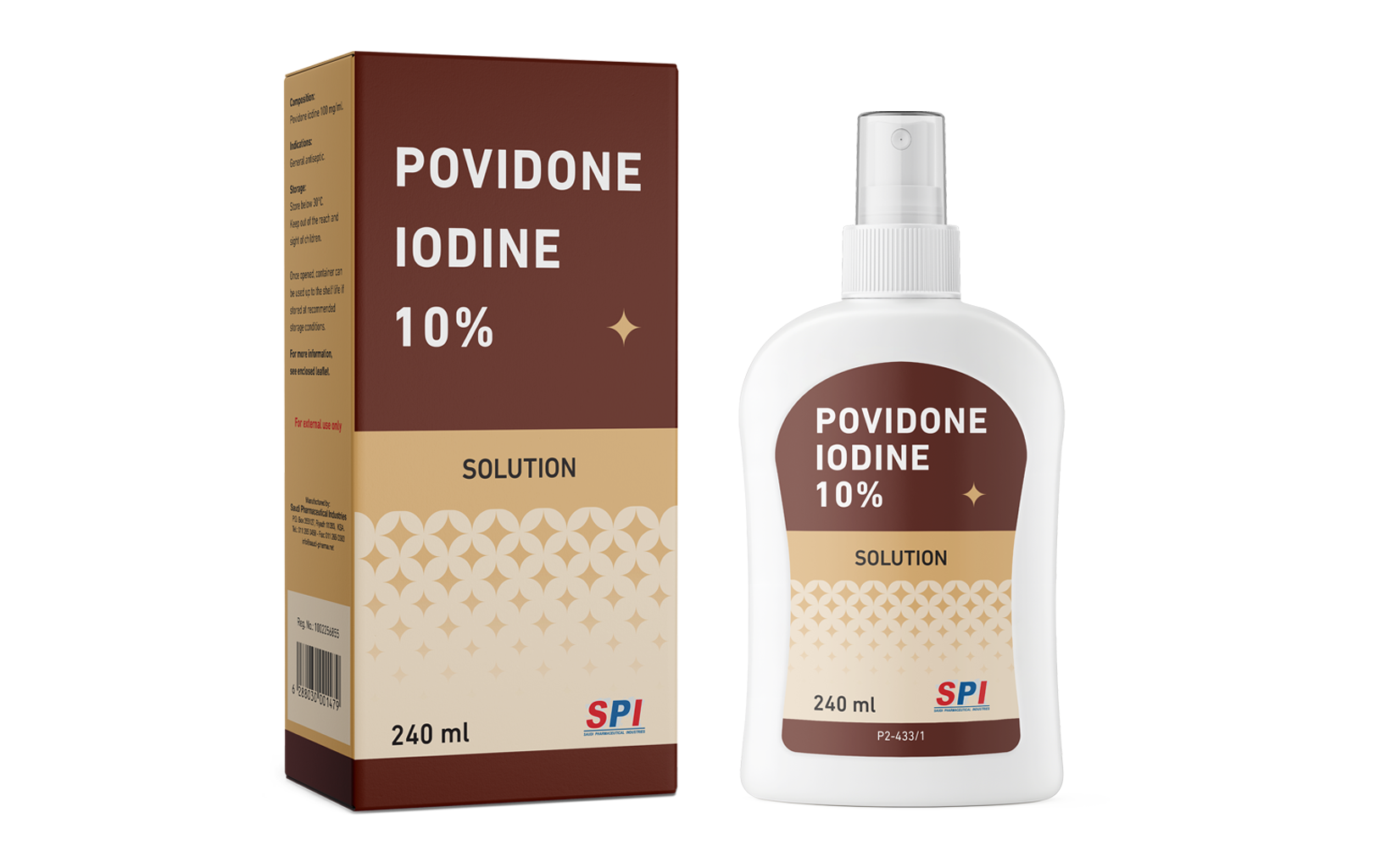 Povidone Iodine 10% Solution (240 ml)